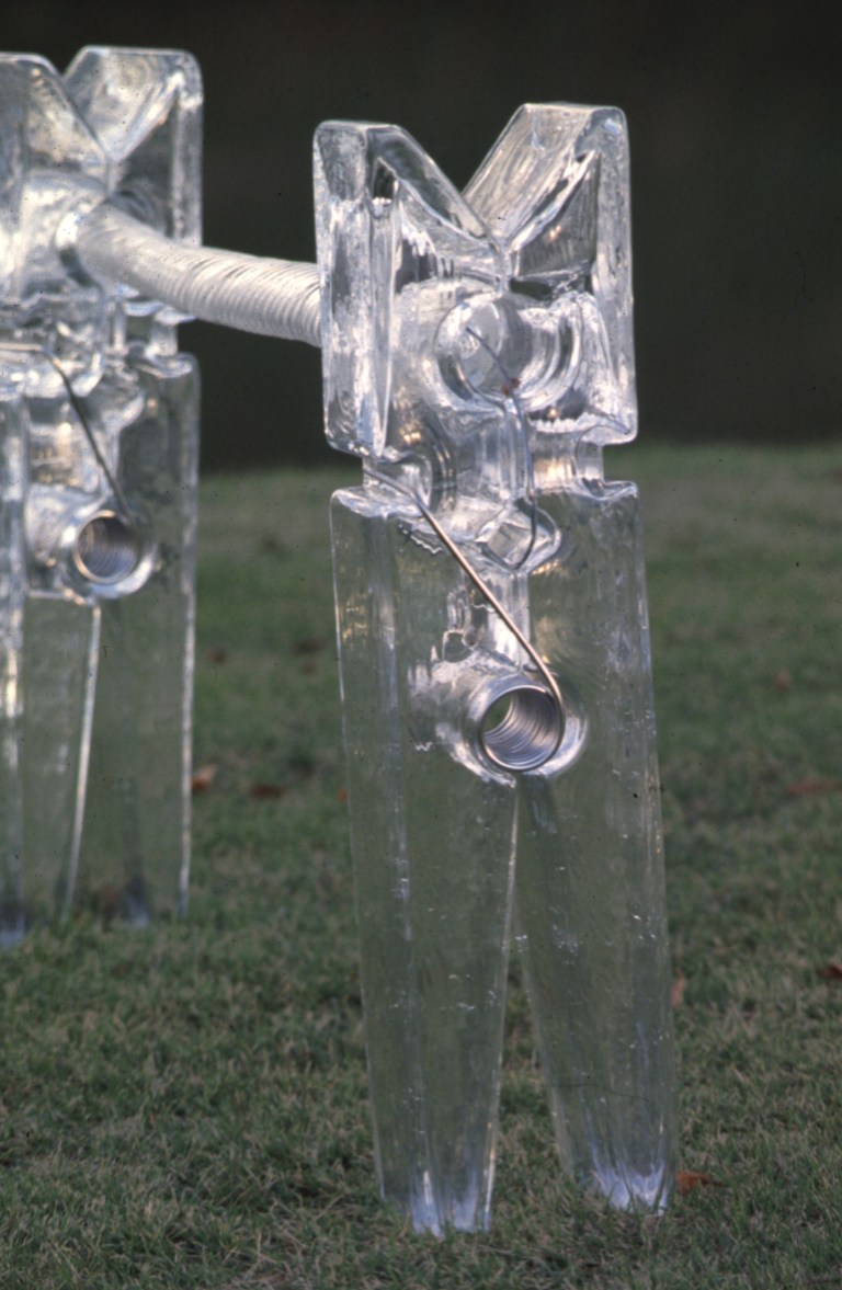 Clothespin Fence Detail